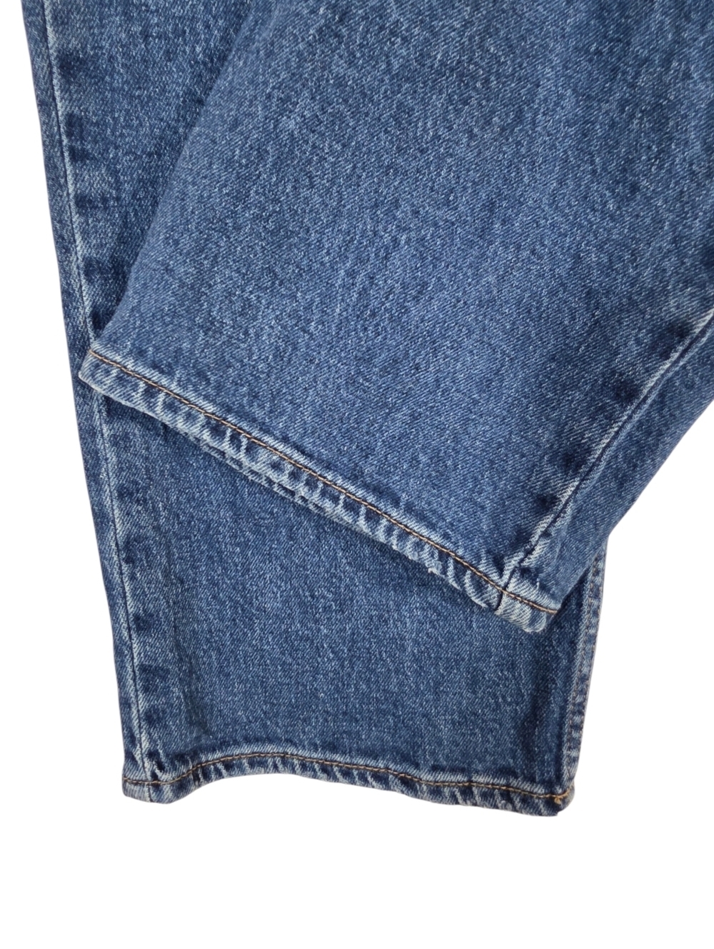 Good American Straight-Leg high rise midwashed indigo Jeans - Picture 6 of 15